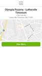 Mobile Screenshot of olympiapizzalutherville.com